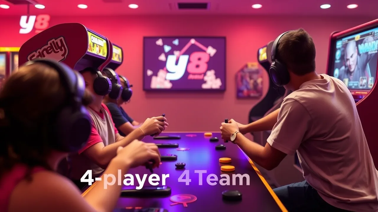 Top Multiplayer Fun with y8 4 player Arcade Action image