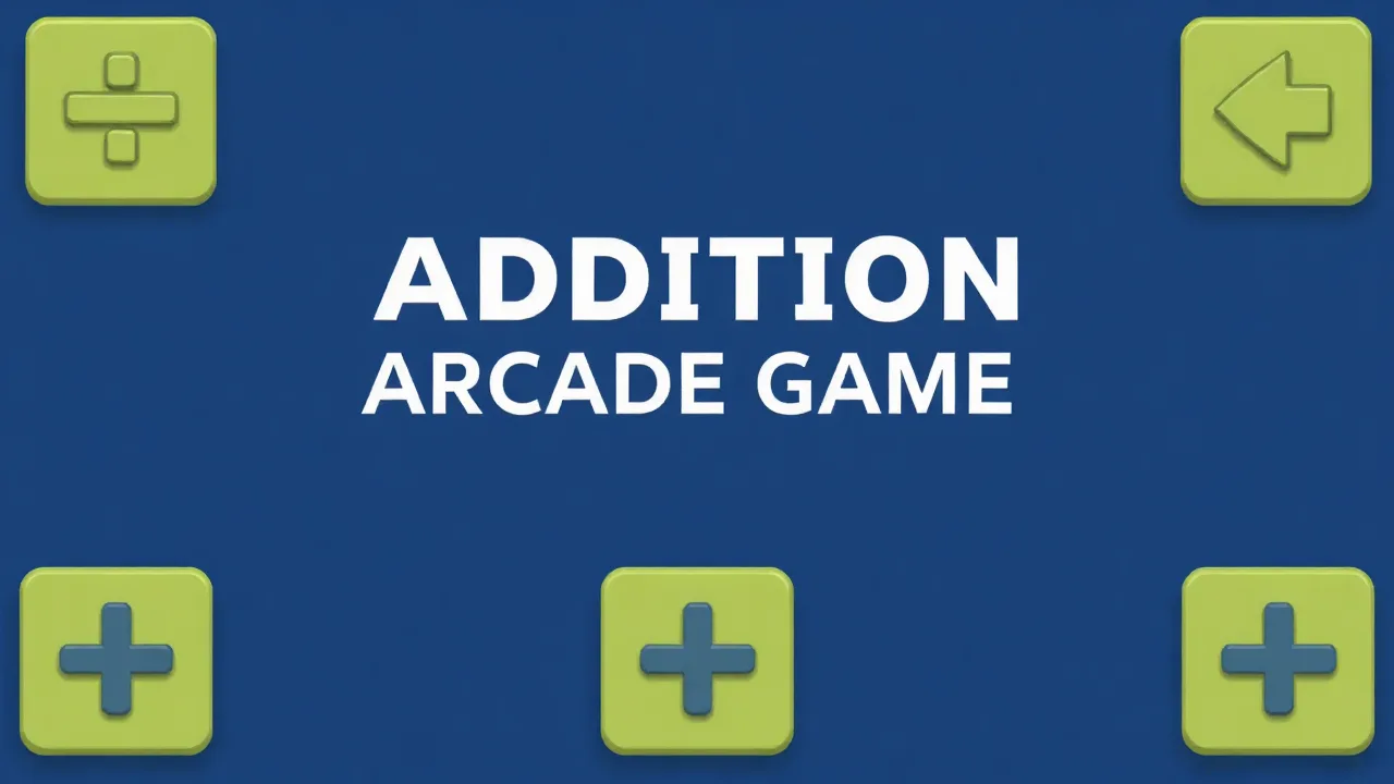 Addition Arcade Game: Fun Math Challenge image