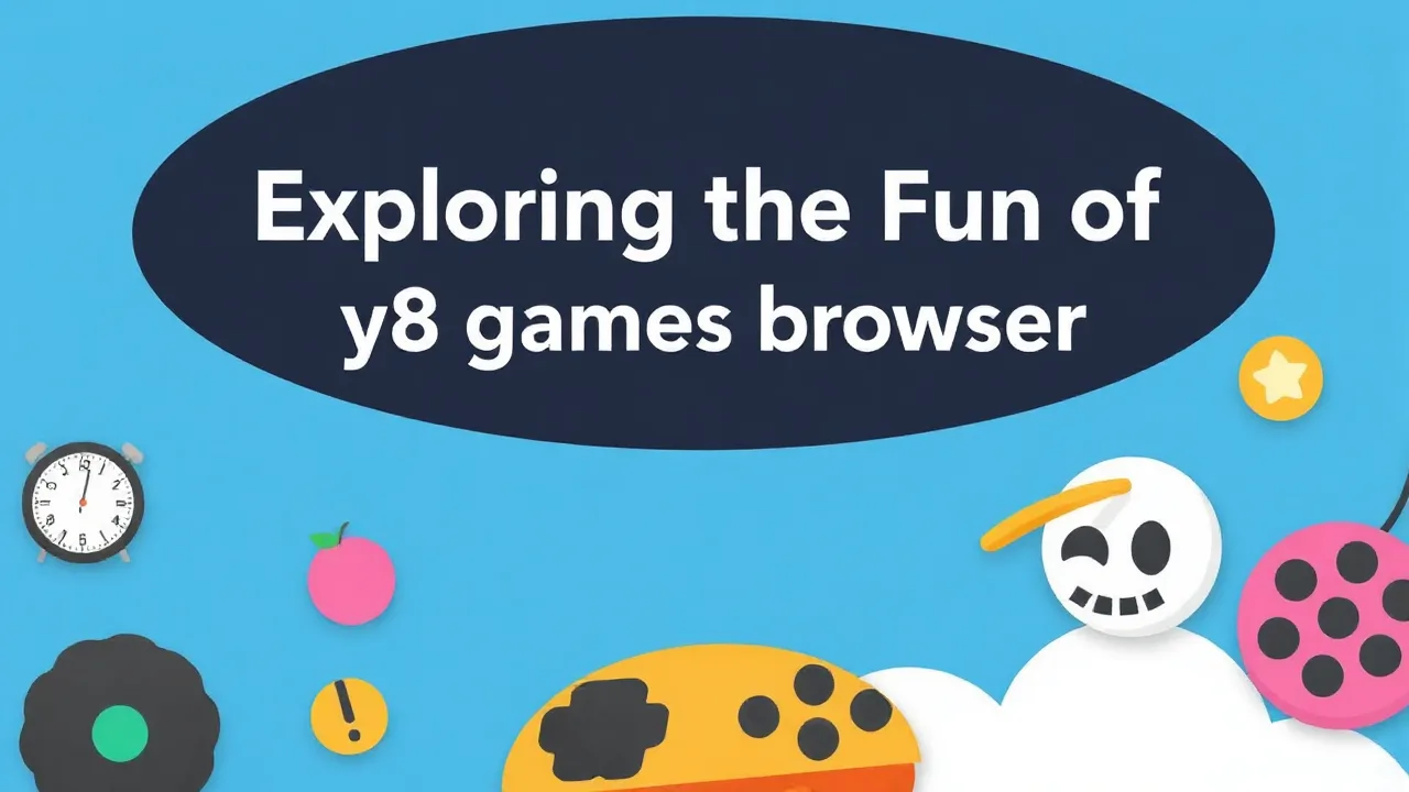 Exploring the Fun of y8 games browser image