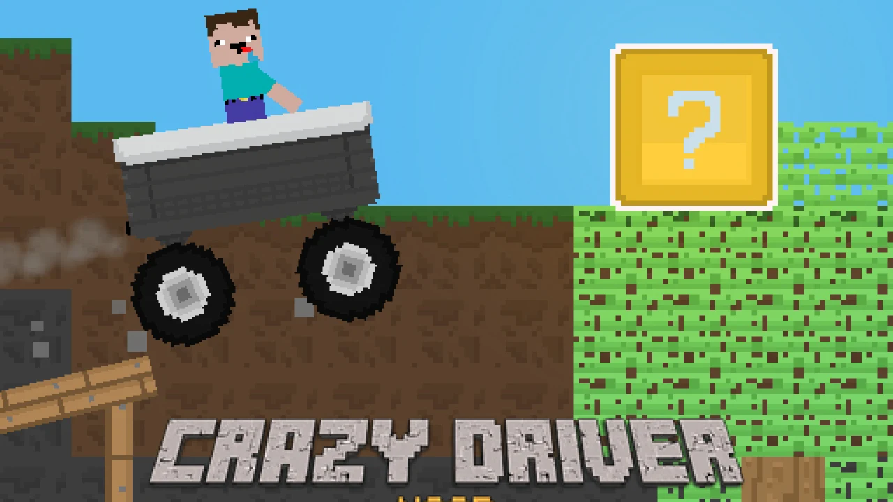 Racing thrills in crazy driver game image