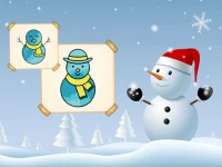Happy Snowman Coloring image