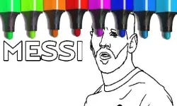 Messi Coloring Pages